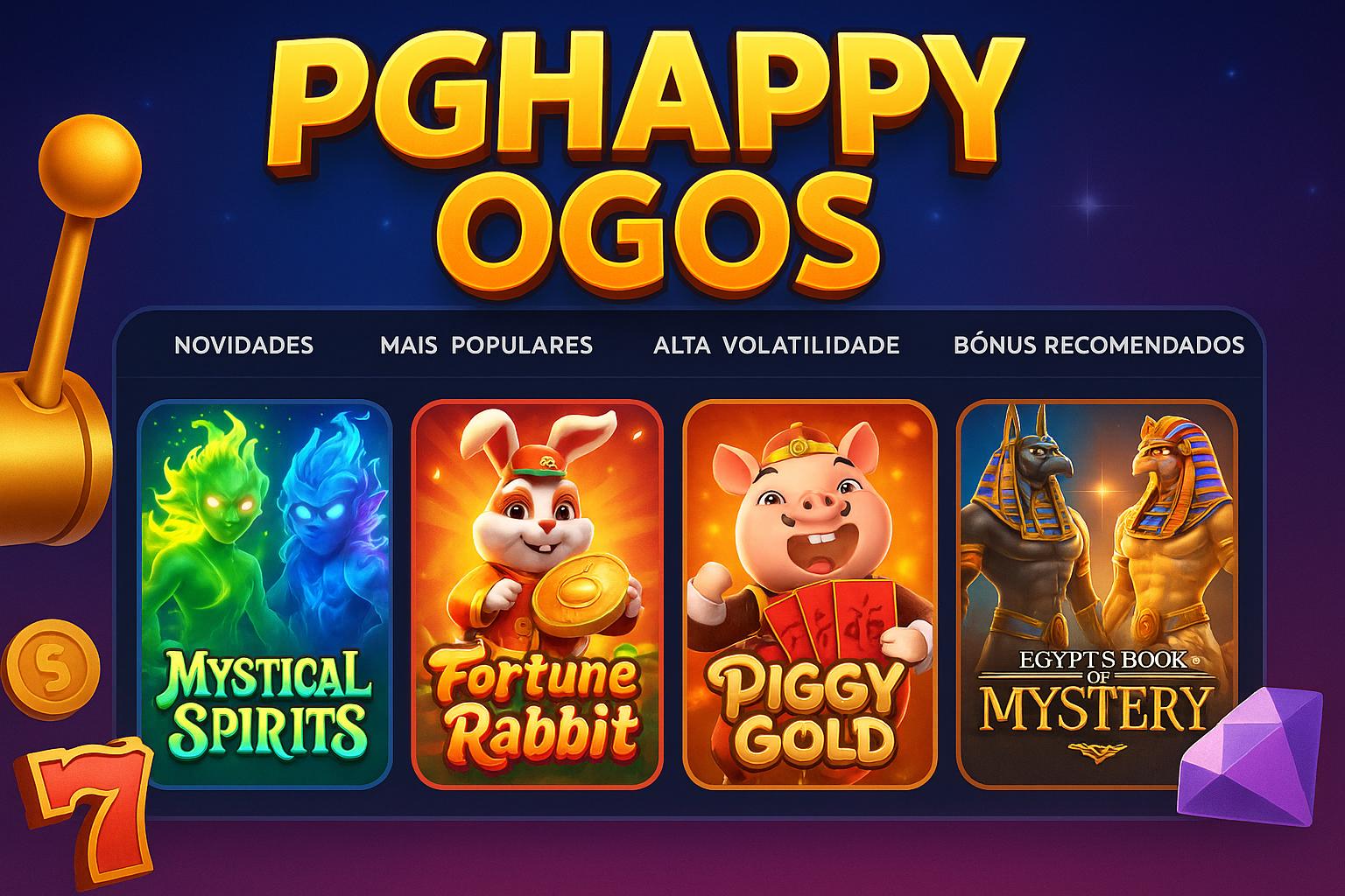 Jogos de cassino online inovadores e emocionantes na PGHAPPY