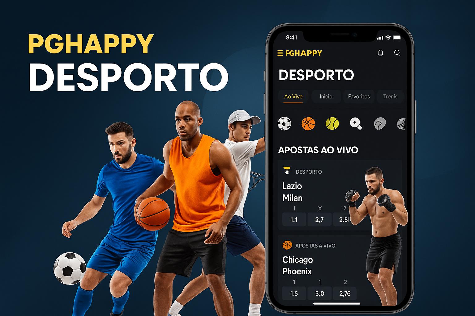 Aposte em apostas esportivas no cassino online PGHAPPY